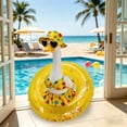 thumbnail image 5 of Gooses Clothes Yard Accent for Home Decors, Bikini Outfit Set for 23 Inch Porch Goose, Striped Two Piece Swimsuit and Beach Hat, Outdoor Summer Lawn Holiday Decoration, 5 of 6