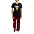 thumbnail image 4 of CafePress - Lucky Cat Pajamas - Women's Short Sleeve Print T-Shirt and Pants Dark Cotton Pajama Set, 4 of 7