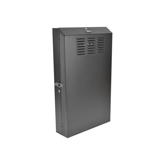 Tripp Lite 4U Wall Mount Low Profile Rack Enclosure Cabinet 36" Deep - Rack cabinet - wall mountable - black - 4U - 19"