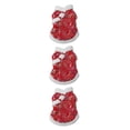 thumbnail image 3 of sweethay Ropa para perros Espesar Brillante en color Vestidos para cachorros Traje Tang Tamaño múltiple para Pomerania Maltés Bichon XXL XXL, abanico flor rojo 3Conjunto, 3 of 6