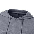 thumbnail image 4 of FAIWAD Men's Athletic Hooded Shirts Long Sleeve Workout Lightweight Pullover Tops Casual Running Gym Hoodie, 4 of 7