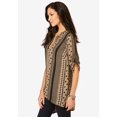 thumbnail image 3 of Roaman's Women's Plus Size Geometric Tunic, 3 of 4