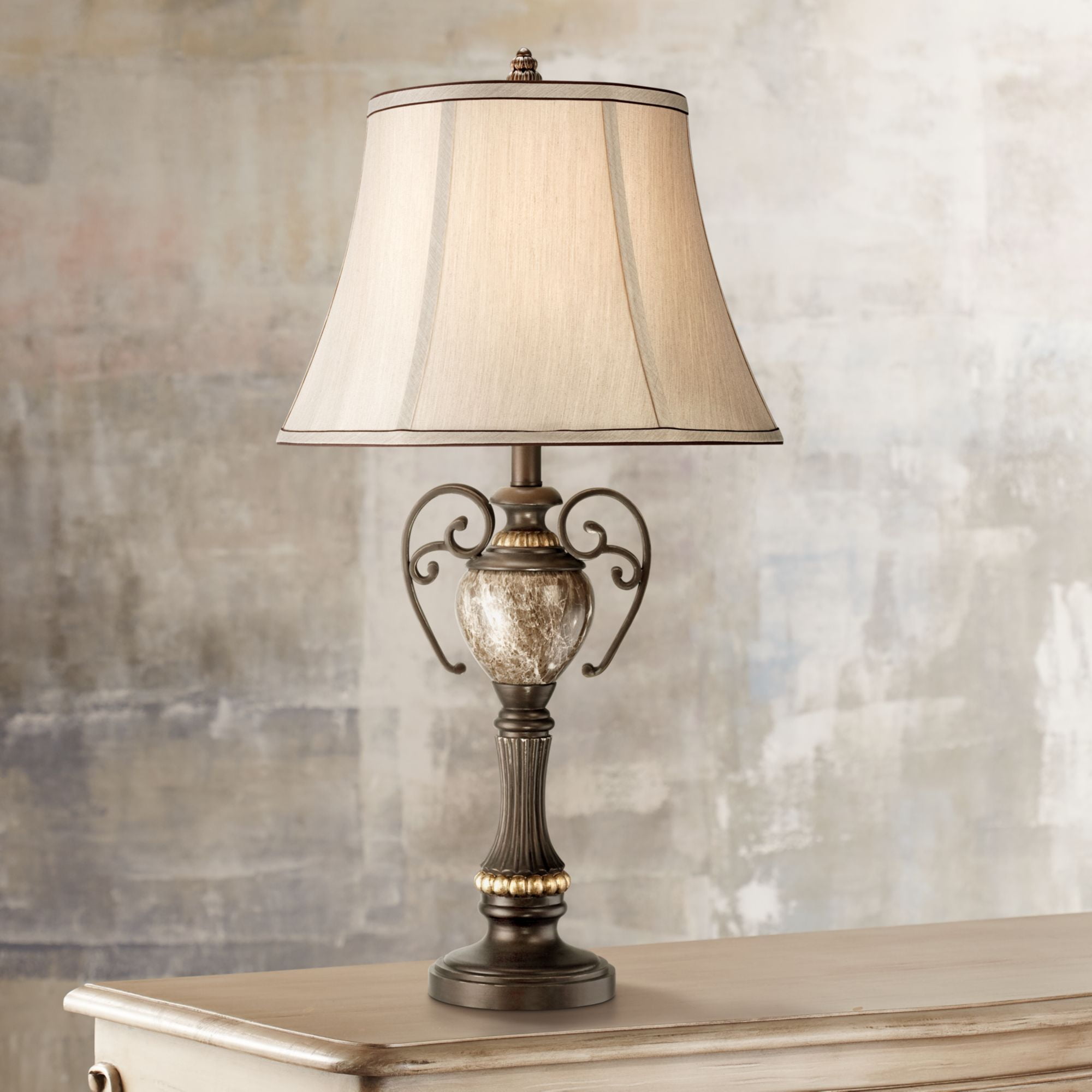 Kathy Ireland Traditional Table Lamp 30 1/2" Tall Oil Rubbed Bronze