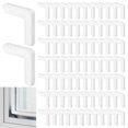thumbnail image 1 of Screen Frame Corners 80PCS, White Mobile Home Screen Frame Corners, Plastic Window Screen Corners for 5/16in x 3/4in Screens, Window Frame Repair Replacement Parts, 1 of 6