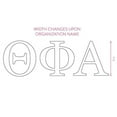 thumbnail image 3 of Pi Beta Phi Car Decal Sticker- Greek Letters Design, Officially Licensed  Sorority Window Sticker, 3 of 5
