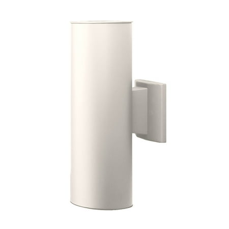 Nicor Lighting 15 Inch Outdoor Cylinder Wall Sconce Up And Down Bullet Light White 50132wh Nicor Lighting 15 Inch Outdoor Cylinder Wall Sconce Up And Down Bullet Light White 50132wh