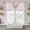 pink plaid, variant on Spring Easter Kitchen Curtains 54 Inch Length, Watercolor Flowers Rabbits Ears Bow Wooden Gray Tiers Curtains for Bathroom Bedroom Cafe, Light Filtering Window Treatment Drapes 2 Panels 42"Wx54"L