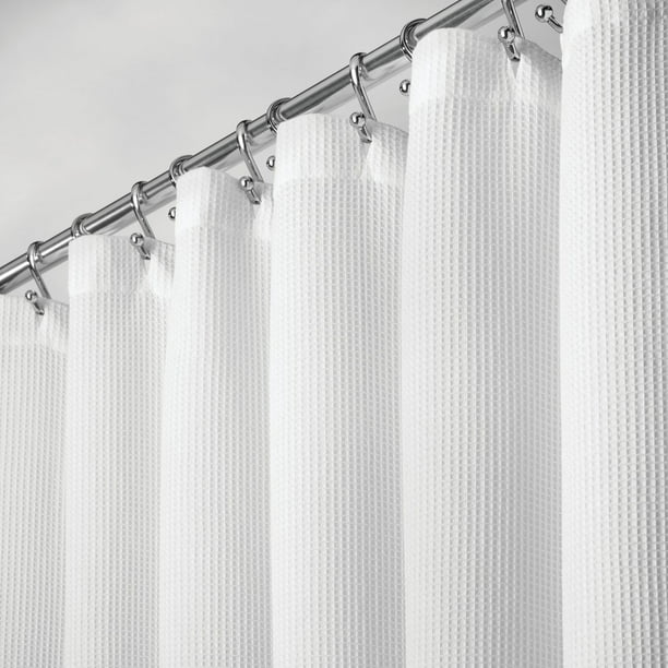 Cotton Shower Curtain, 96 Long Fabric Shower Curtain