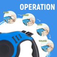 thumbnail image 4 of LIEVUIKEN Retractable Dog Leash Automatic Telescopic Tractor Dog Tape, Pet Tape 10/16 FT Durable and Convenient, with Non-Slip Handle, Suitable for Sm_Gift Of G, 4 of 4