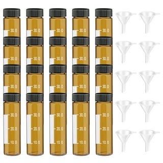 20pcs 5ml Glass Bottle Transparent Thread Bottle Sample Storage