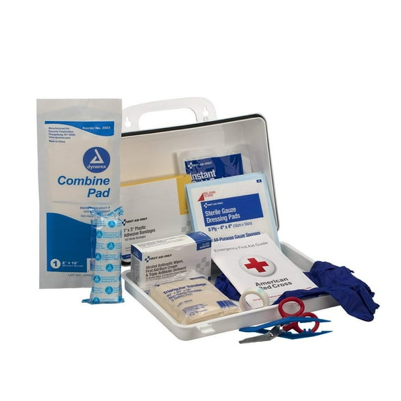Pac-Kit 6084 159 Piece #25 ANSI Weatherproof Plastic Case Contractor's First Aid Kit By BcTlyInc