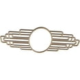 thumbnail image 2 of 26"W x 13"H x 7 1/8"IW x 12 3/8"IH x 1/4"T Elizabeth Wood Fretwork Pierced Ceiling Medallion, Hickory, 2 of 3