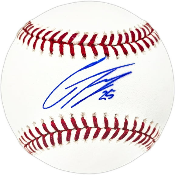 Gleyber Torres Autographed Official MLB Baseball New York Yankees Beckett BAS 238786