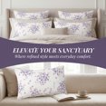 thumbnail image 2 of Unique Bargains 2 Pack Pillowcase Smooth Envelope Closure Wrinkle Resistant Purple D, 2 of 5