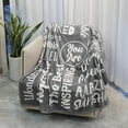 thumbnail image 4 of Inspiring Gifts for Women, Get Well Soon Gifts for Men, Warm Hugs Blanket Gifts for Women Friend Mom Wife Daughter Sister（Grey Blankets）, 4 of 6