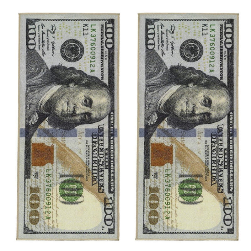 $100 BILL Benjamin Franklin 6"x12" Aluminum License Plate NEW Retro Metal USA 