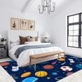 thumbnail image 3 of Sports Balls Area Rugs, Multicolor Game Carpet, Washable Non Slip Low Pile Soft Rug for Bedroom Living Room Decor Mat 5ftx7ft, 3 of 8