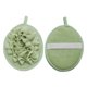thumbnail image 4 of 3 piezas de esponja de ducha para baño, esponja de viaje con correa elástica para la mano, exfoliante, lavable, esponja de malla, esponja de baño, esponja de mano, bola de flores, almohadilla de esponja, ducha corporal grande Rojo Verde, 4 of 5