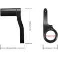 thumbnail image 2 of HAHADAXA Tubbek Support d'Extension de Guidon de Vélo Multifonction Support d'Extension d'Ordinateur de Vélo Support de Guidon de Vélo, 2 of 6