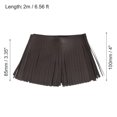 thumbnail image 2 of Unique Bargains 2 Yards 4 Inch Faux Leather Fringe Trim Tassel Fringe for Sewing, Coffee, 2 of 6