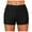 Black, variant on ANINEO Women Running High Waist Bottoms Swim Briefs Swim Bikini Bottom Tankini Shorts Swimwear Beach Lovely Hawaii Summer Tropical Brazilian Beachwear
