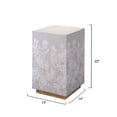 thumbnail image 3 of Garland Floral Accent Side Table Dove, 3 of 5