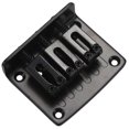 thumbnail image 1 of 3-string BLACK Top Loading Hard-tail Bridge for Cigar Box Guitars & More, 1 of 5