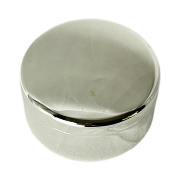 Caja de regalo para joyas, caja para anillos, caja de recuerdos, organizador portátil de baratijas, aretes redondos Plata