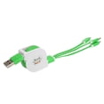 thumbnail image 2 of Cable de cargador retráctil múltiple, Cable USB retráctil 3 en 1 Cable USB retráctil Durabilidad probada en el tiempo, 2 of 8