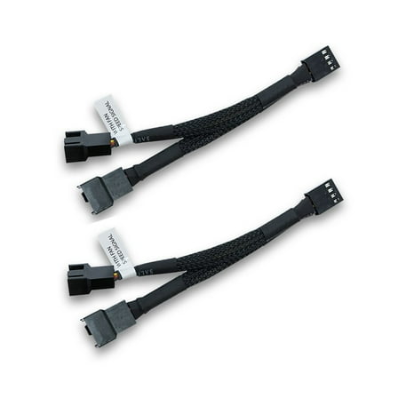 EKWB EK-Cable Y-Splitter 2-Fan PWM, 10cm, 2-pack