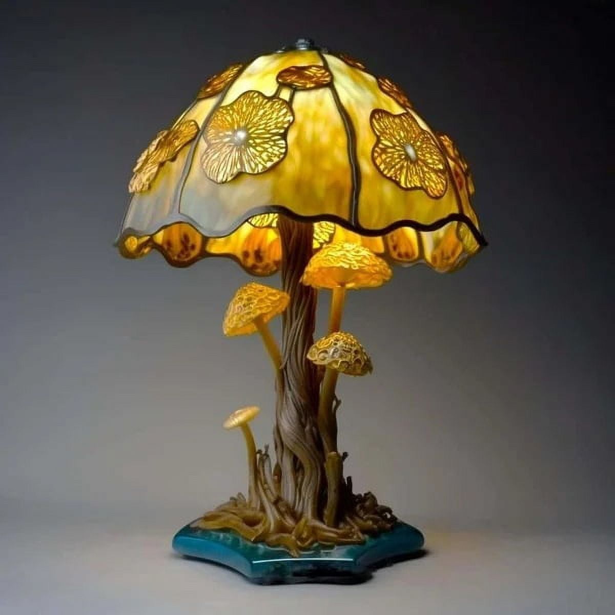 Aorsher Mushroom Lamp, 3D Cute Night Light Touch Control, 7 Color Changing Table Lamp for Bedroom, Cottagecore Aesthetic, Home Desk Decor, Gift for Women