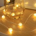 thumbnail image 1 of Globe String Lights For Bedroom, Decorative , Christmas, Crystal Crackle Ball Lights, 1 of 5