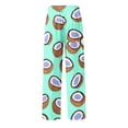 thumbnail image 4 of Fengqque Mens Fashion Casual loose Fruit Printed Elastic Waistband Drawstring Pocket Pants Mint Green M(M), 4 of 5
