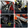 thumbnail image 3 of 660 Lbs Capacity Track Barrow, Convertible Sides, Steel Electric Wheelbarrow, Gas Powered Dumper Garden Cart, 3F+1R Gearbox, Briggs & Stratton CR950, 208cc 6.5HP, 3 of 11