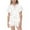 White, variant on REDARER Girls Casual Short Sleeve Button Down Shirt and Shorts Pajama with Heart Print for Comfortable Lounging and Sleepwear Outfits,4-5 Years