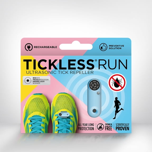 Tickless Run | Ultrasonic Tick Repeller for runners | for all ages - Baby Blue