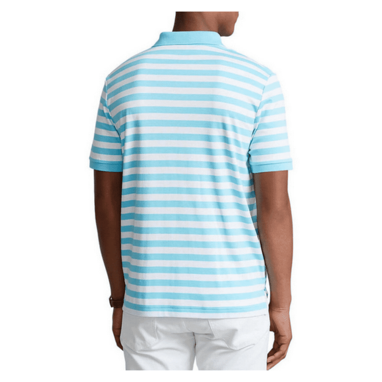 Polo by Ralph Lauren ターコイズ Lサイズ Polo Ralph Lauren Classic-Fit Stripe Soft Cotton Polo Shirt