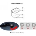 thumbnail image 3 of 2pcs three specifications Non-stick Breadmaker Paddles Stainless Steel Loaf Maker Kneading Blade Replacement For Bread Machine (2.4 X 6.5cm, Black), 3 of 5