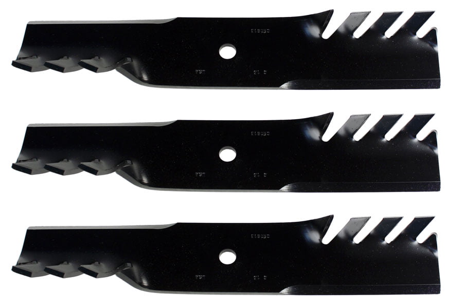 3 Pack HD Hi Lift Blades for 48" Cut Snapper Keys Mowers with 5020843 Blades 