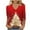Red#02, variant on Christmas Shirts for Women Glitter Christmas Tree Print 3/4 Length Sleeve V Neck Tunic Tops Graphic Tees Blouse Holiday Xmas Shirts