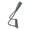 T, variant on Lynono Stainless Steel Yard Tool Garden Hoe With Adjustable Poles Professional Weeds Removal Shovel For Outdoor Gardening