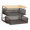 thumbnail image 4 of lingqin Coffee Station Organizer Counter Coffee Bar Organizer for Cups Mugs Tabletop black S, 4 of 9
