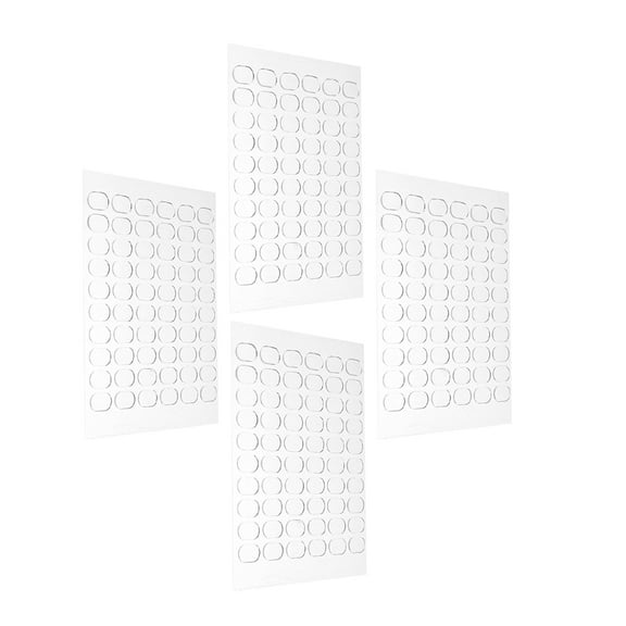 Zehuanyu  240 Pcs Fixed Dot Glue Tape Sticky Point Adhesive Clear Duct