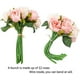 thumbnail image 3 of 24 Heads Artificial Rose Flowers Bouquet Silk Flowers Rose For Home Bridal Wedding(2 Packs Champagne And Pink), 3 of 5