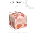 thumbnail image 2 of Honeii 's Strawberry for Leather Square Tissue Box Cover Holder: A Stylish Organizer for Tabletops, Bathrooms, Cars & Offices, 2 of 5