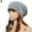 Gray, variant on Anvazise Unisex Winter Plicate Baggy Beanie Knit Crochet Ski Cap Oversized Slouch Hat