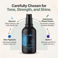 thumbnail image 3 of Herbishh Blue Brass-Off Toning Shampoo 500 ml, Pigmented Shampoo to Refresh & Neutralize Brassy & Orange Tones for Brunette Hair, Color-Depositing Cleanser for Treated & Highlighted Hair, 3 of 7