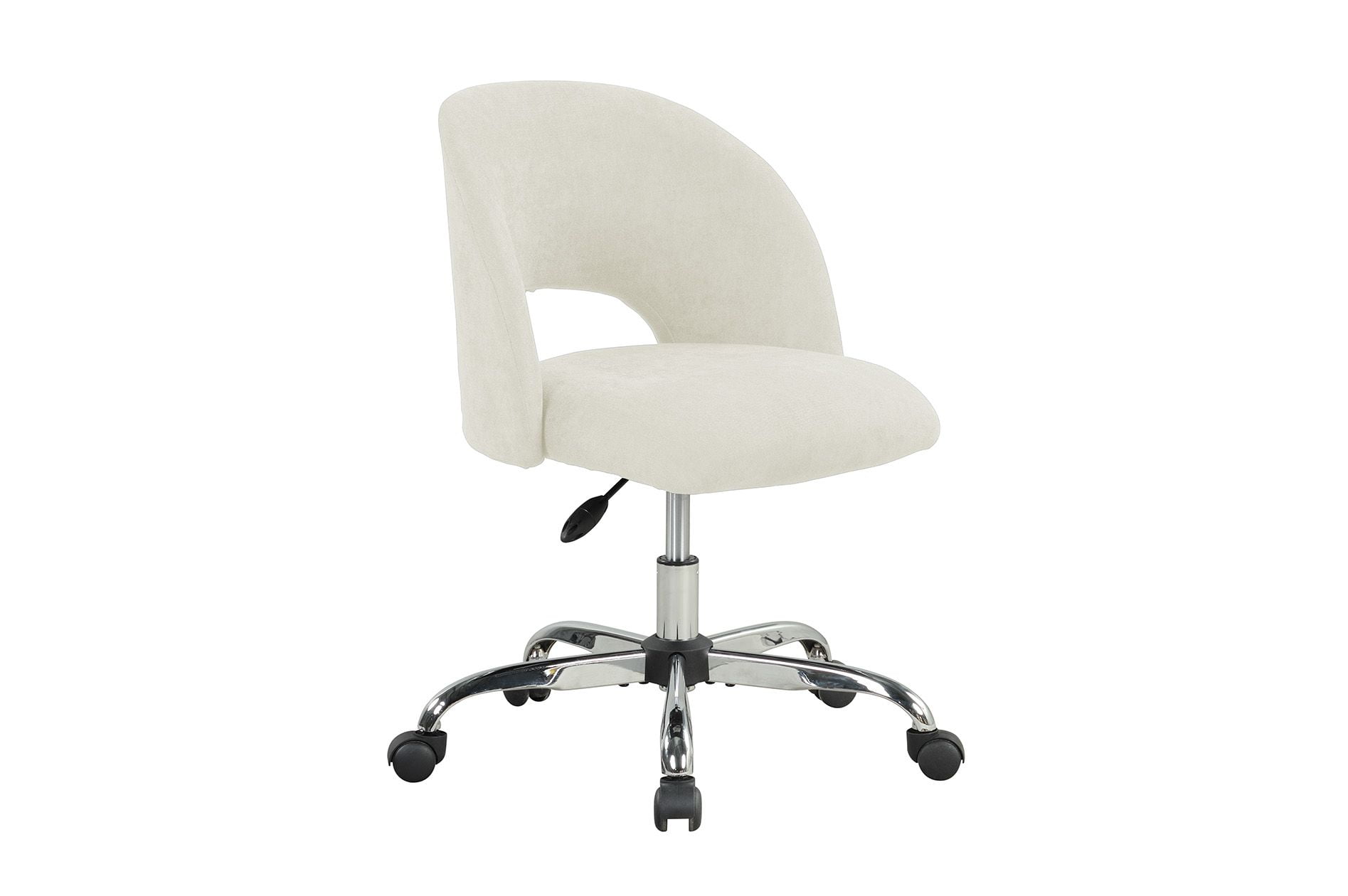 Mainstays Fabric Upholstered Open Back Office Chair with Textured