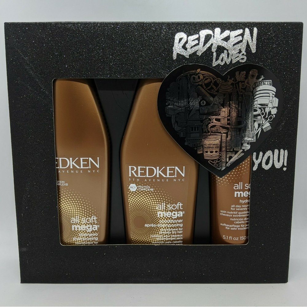 Redken Redken Color All Soft Mega Shampoo & Conditioner 3pc Hair
