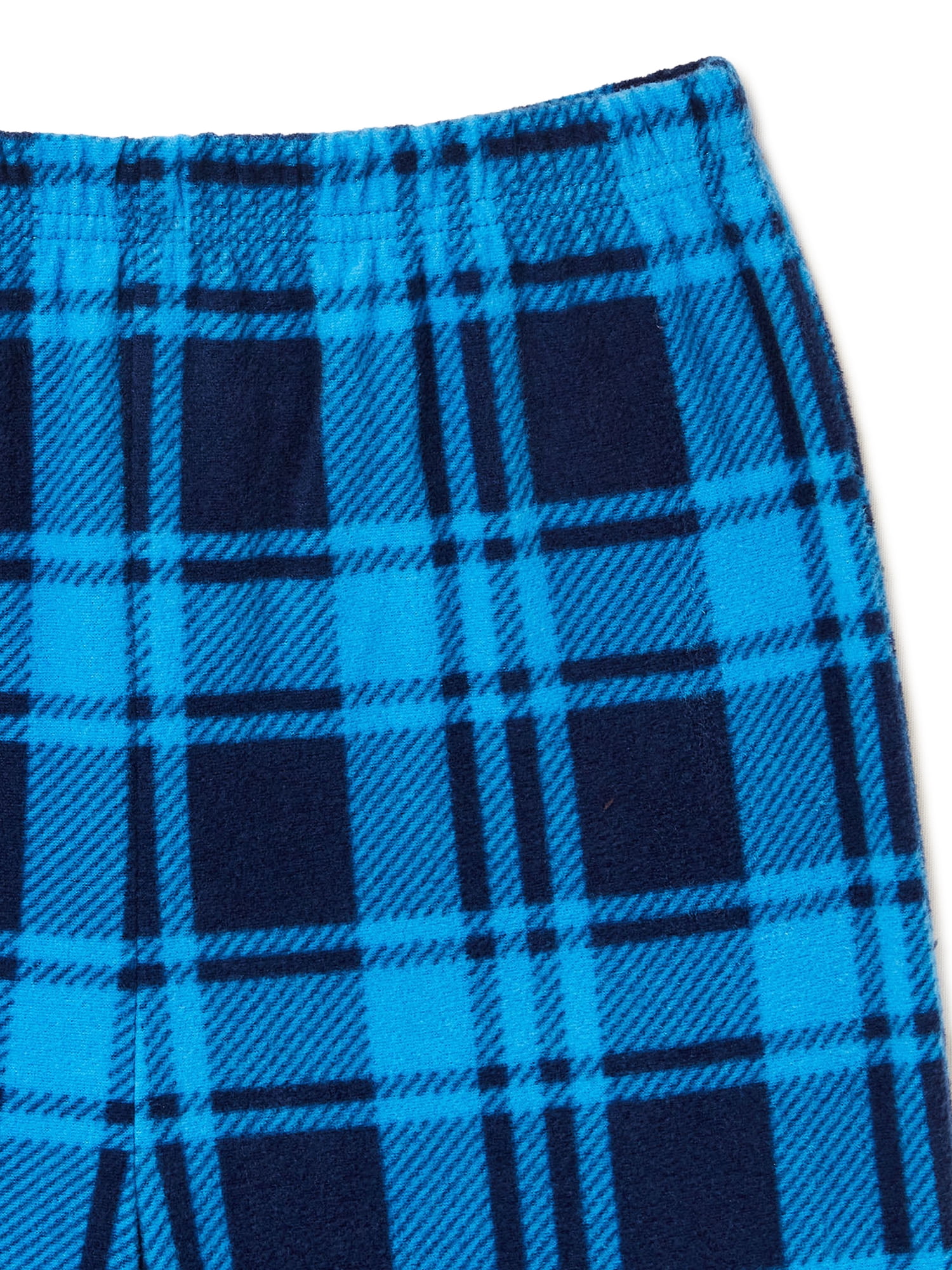 Mad Dog Boys' Micro Fleece 2-Pack Pajama Sleep Pants with Slipper Socks, Sizes 6-16